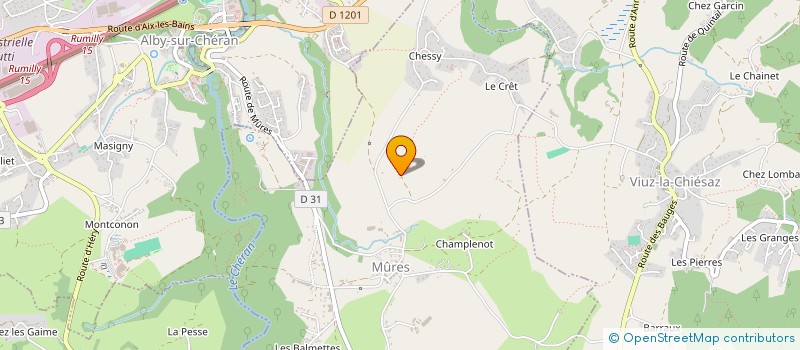 localisation de l'entreprise MONSIEUR THOMAS MONGELLAZ  MURES