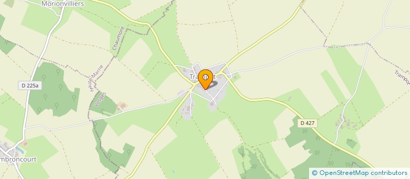 localisation de l'entreprise MONSIEUR THOMAS MONGIN  TRAMPOT