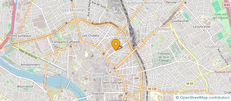 localisation de l'entreprise MONSIEUR THOMAS MONNIE  TOULOUSE