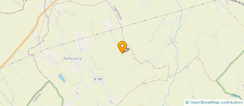 localisation de l'entreprise MONSIEUR THOMAS MONTAGNE  SOREZE