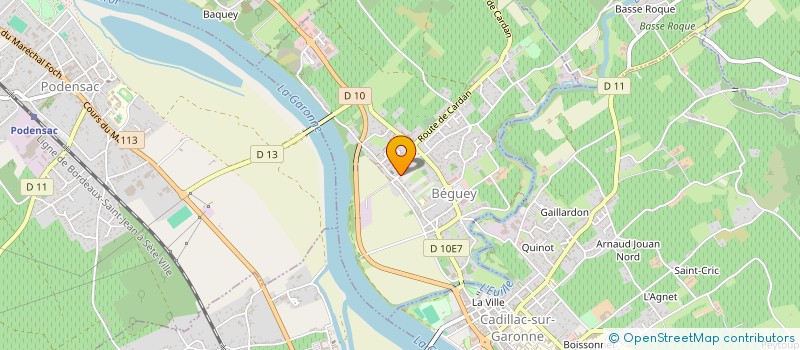 localisation de l'entreprise MONSIEUR THOMAS MONTAUT  BEGUEY