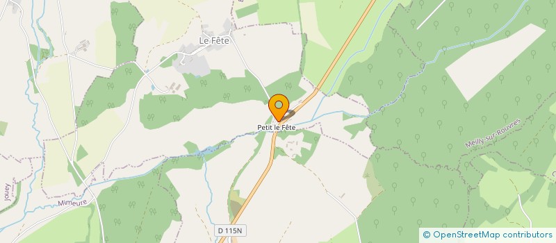 localisation de l'entreprise MONSIEUR THOMAS MONTCHARMONT  LE FETE