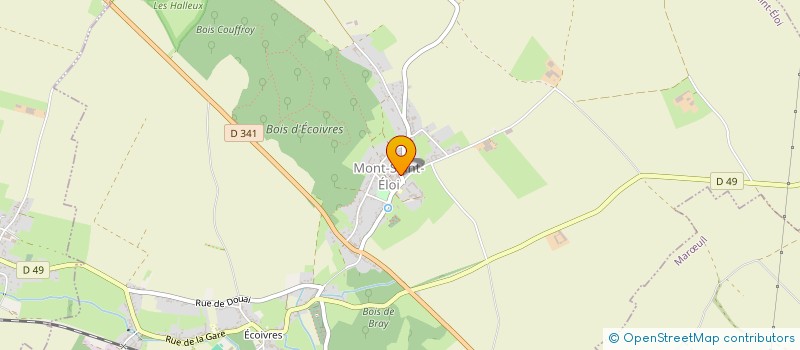 localisation de l'entreprise MONSIEUR THOMAS MONTEL  MONT-SAINT-ELOI