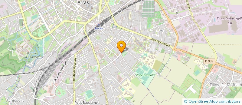 localisation de l'entreprise MONSIEUR THOMAS MONTLAHUC à ARRAS