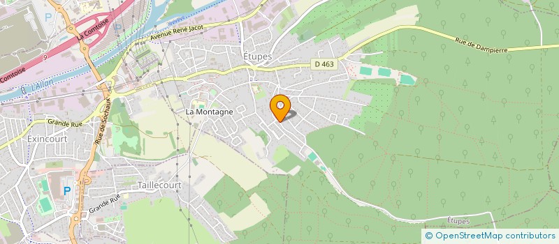 localisation de l'entreprise MONSIEUR THOMAS MORA  ETUPES