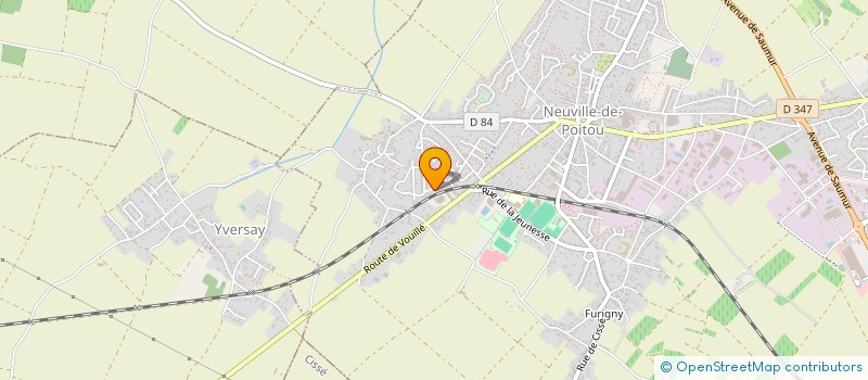 localisation de l'entreprise MONSIEUR THOMAS MOREAU  NEUVILLE-DE-POITOU