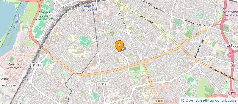 localisation de l'entreprise MONSIEUR THOMAS MOREAU à ANGERS
