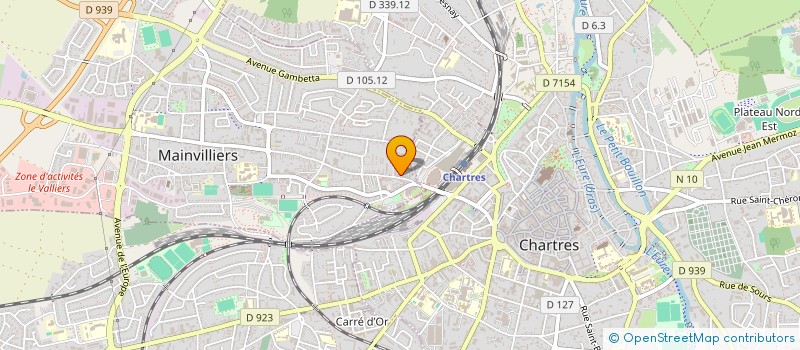 localisation de l'entreprise MONSIEUR THOMAS MOREAU à MAINVILLIERS