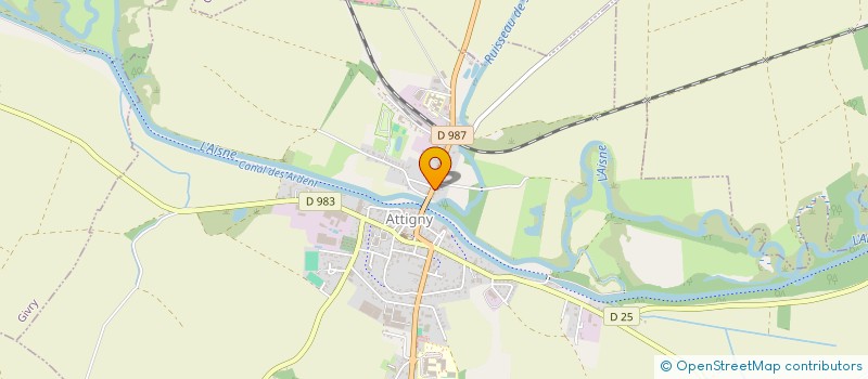 localisation de l'entreprise MONSIEUR THOMAS MOREAU  ATTIGNY