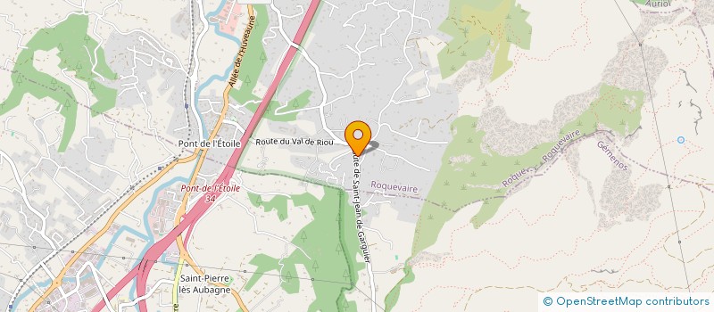 localisation de l'entreprise MONSIEUR THOMAS MOREAUX  ROQUEVAIRE