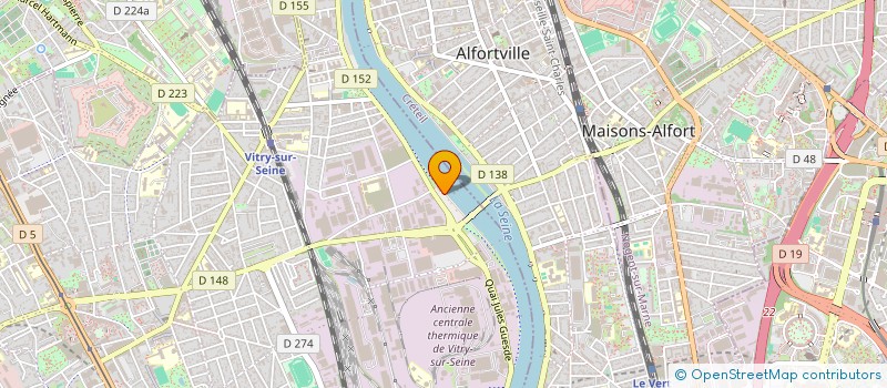 localisation de l'entreprise MONSIEUR THOMAS MOREL  VITRY-SUR-SEINE