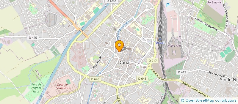 localisation de l'entreprise MONSIEUR THOMAS MORELL à DOUAI
