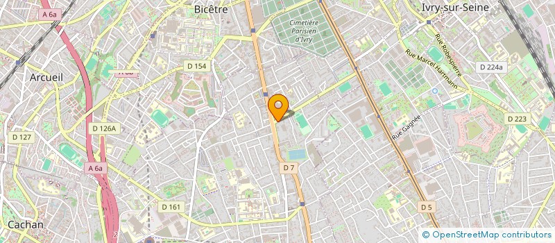 localisation de l'entreprise MONSIEUR THOMAS MOREN  VILLEJUIF