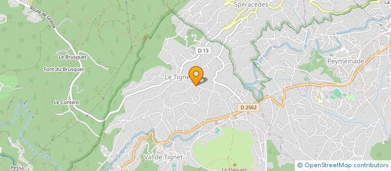 localisation de l'entreprise MONSIEUR THOMAS MORETTO à LE TIGNET