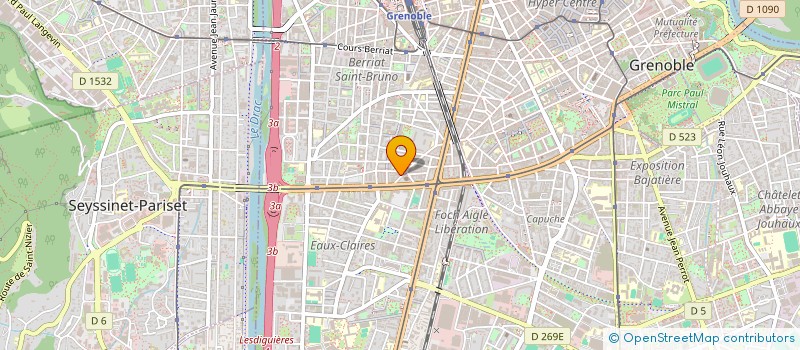 localisation de l'entreprise MONSIEUR THOMAS MORISET à GRENOBLE