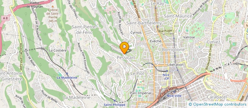 localisation de l'entreprise MONSIEUR THOMAS MORISSEAU  NICE