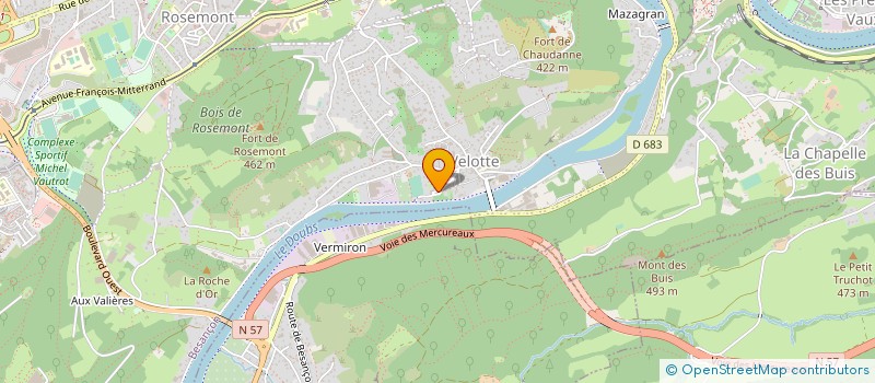 localisation de l'entreprise MONSIEUR THOMAS MORTON à BESANCON