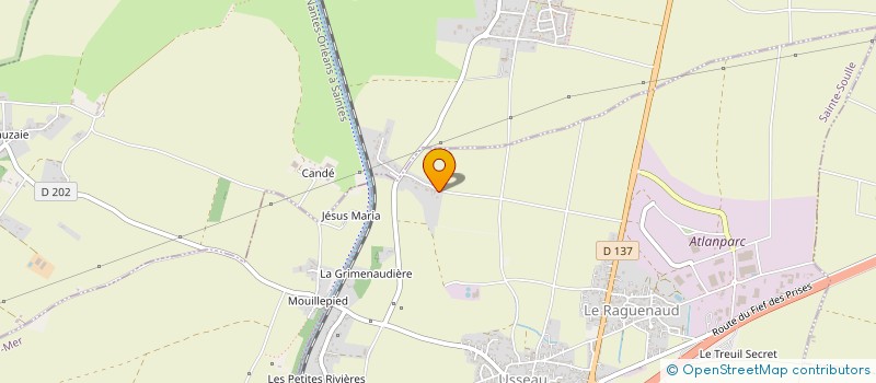 localisation de l'entreprise MONSIEUR THOMAS MORVAN  SAINTE-SOULLE