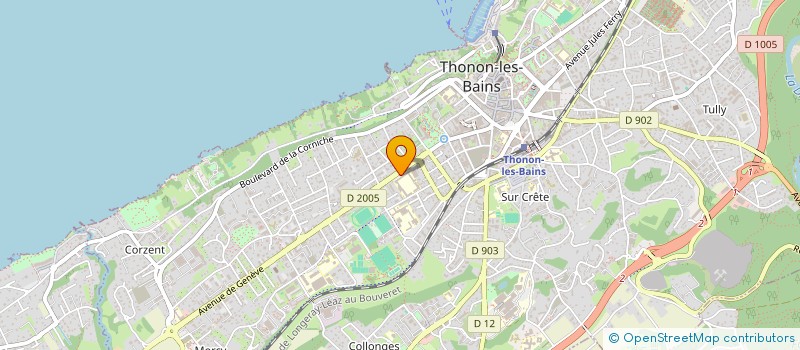 localisation de l'entreprise MONSIEUR THOMAS MOUCHET à THONON-LES-BAINS