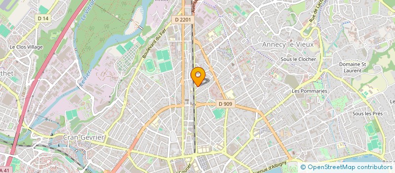 localisation de l'entreprise MONSIEUR THOMAS MOUGNIOTTE à ANNECY