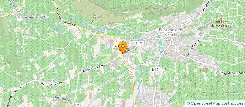 localisation de l'entreprise MONSIEUR THOMAS MOULET  BEAUMES-DE-VENISE