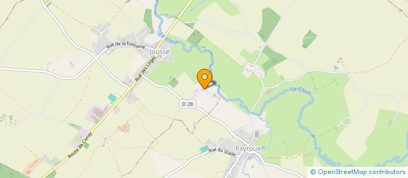 localisation de l'entreprise MONSIEUR THOMAS MOULIGNEAUX  JOUSSE