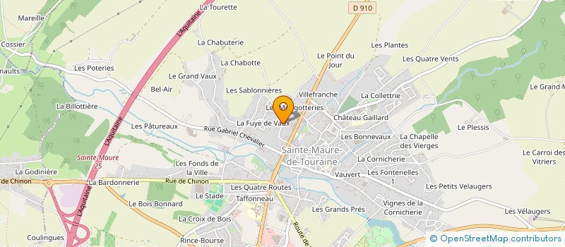 localisation de l'entreprise MONSIEUR THOMAS MOULIN  SAINTE-MAURE-DE-TOURAINE