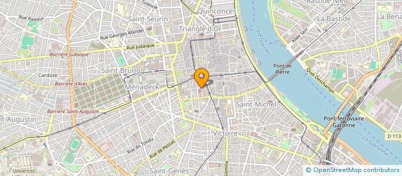 localisation de l'entreprise MONSIEUR THOMAS MOUNIER  BORDEAUX