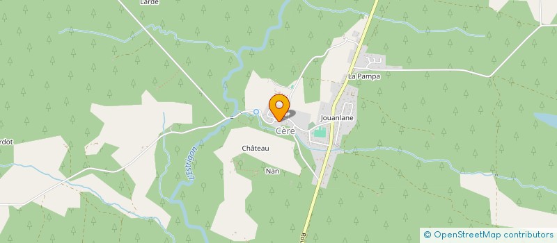 localisation de l'entreprise MONSIEUR THOMAS MOUSSION  CERE