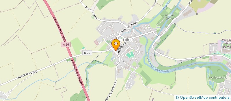 localisation de l'entreprise MONSIEUR THOMAS MOYEN  MARCOING