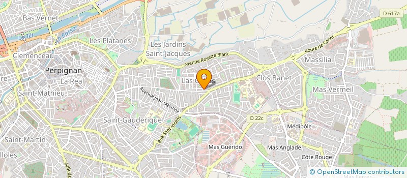 localisation de l'entreprise MONSIEUR THOMAS MOYSE  PERPIGNAN