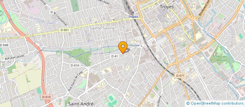 localisation de l'entreprise MONSIEUR THOMAS MUET  SAINT-ANDRE-LES-VERGERS