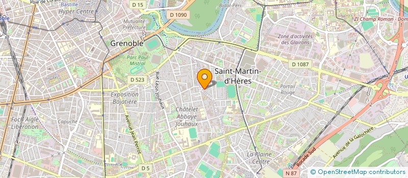 localisation de l'entreprise MONSIEUR THOMAS MUGUET  SAINT-MARTIN-D'HERES