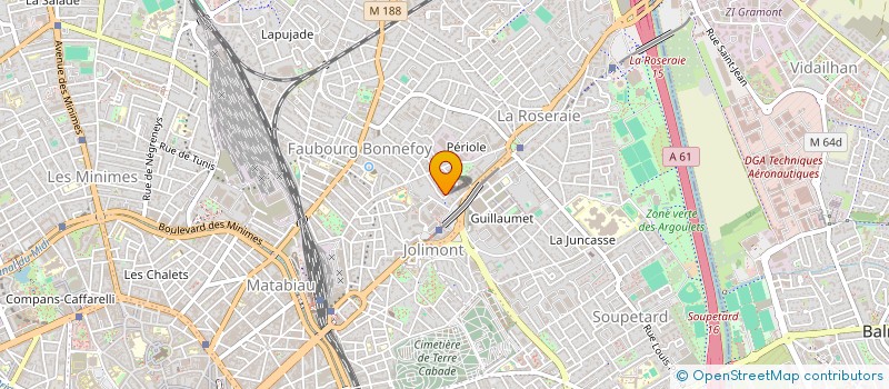 localisation de l'entreprise MONSIEUR THOMAS MULLER à TOULOUSE