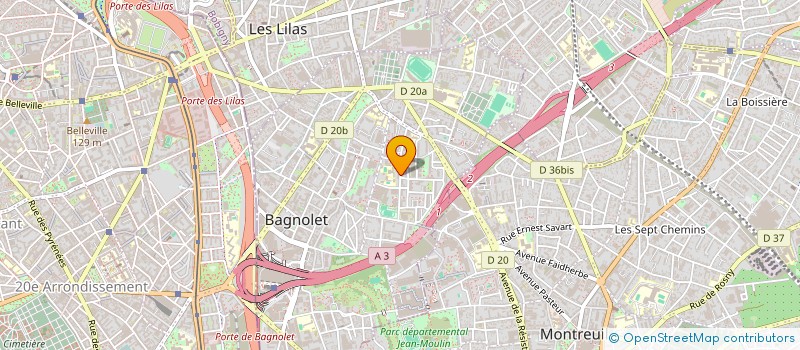 localisation de l'entreprise MONSIEUR THOMAS MUNIER à BAGNOLET