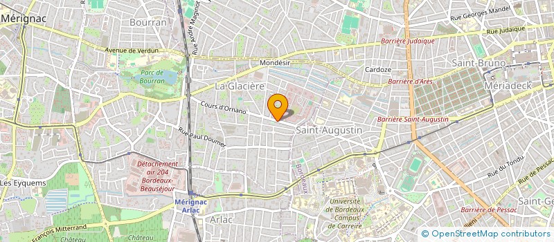 localisation de l'entreprise MONSIEUR THOMAS MURRATE  MERIGNAC