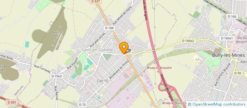 localisation de l'entreprise MONSIEUR THOMAS MUSIAL  SAINS-EN-GOHELLE