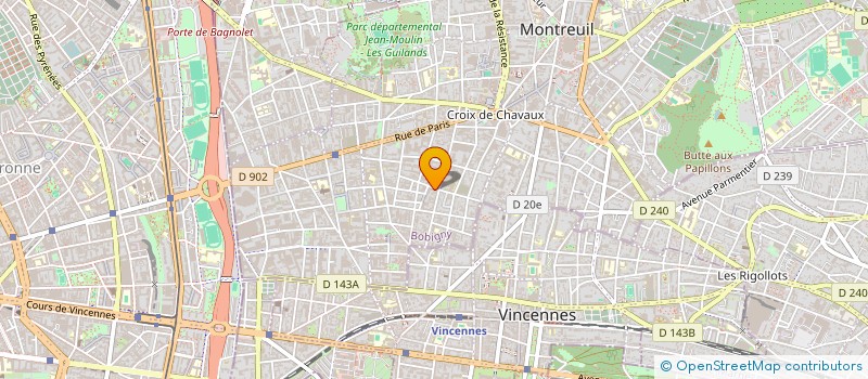 localisation de l'entreprise MONSIEUR THOMAS MYERS à MONTREUIL