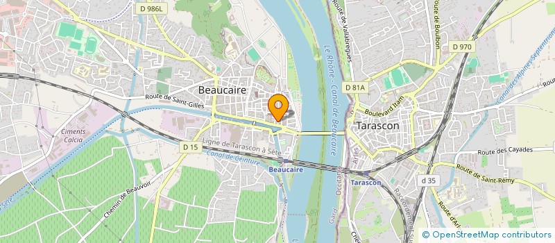 localisation de l'entreprise MONSIEUR THOMAS NADEAU à BEAUCAIRE