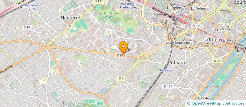 localisation de l'entreprise MONSIEUR THOMAS NASSAR  NANTERRE