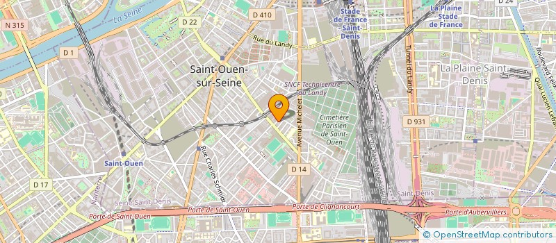 localisation de l'entreprise MONSIEUR THOMAS NASSIM AIDOUN à SAINT-OUEN-SUR-SEINE