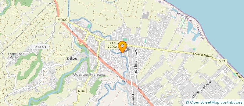 localisation de l'entreprise MONSIEUR THOMAS NATCHAN  SAINT-ANDRE