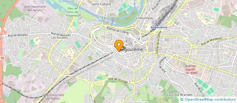 localisation de l'entreprise MONSIEUR THOMAS NAULIN à ANGOULEME