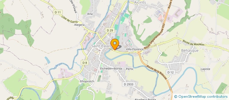 localisation de l'entreprise MONSIEUR THOMAS NAVARRE  SAINT-PALAIS