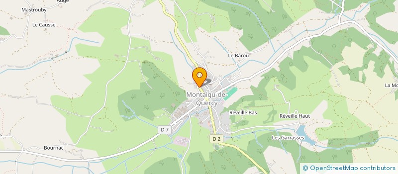 localisation de l'entreprise MONSIEUR THOMAS NERAUDEAU  MONTAIGU-DE-QUERCY