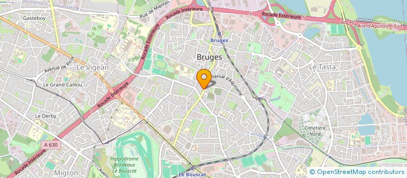 localisation de l'entreprise MONSIEUR THOMAS NERIN  BRUGES