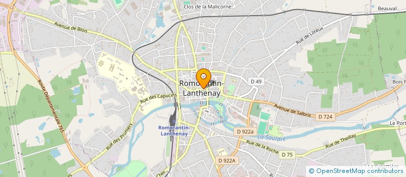 localisation de l'entreprise MONSIEUR THOMAS NEZAN à ROMORANTIN-LANTHENAY