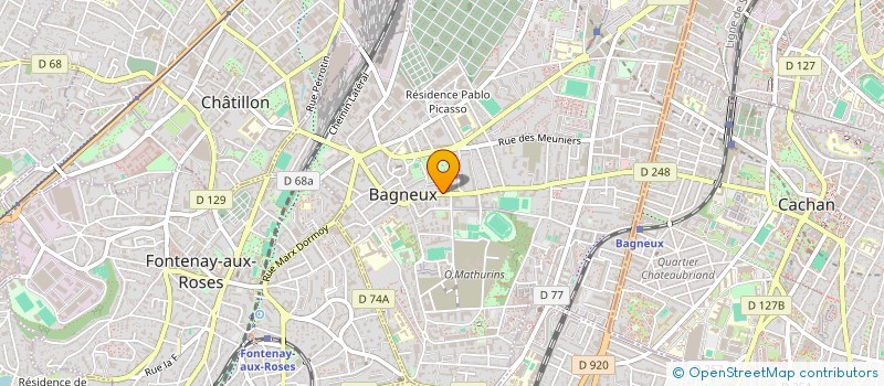 localisation de l'entreprise MONSIEUR THOMAS NGUYEN à BAGNEUX