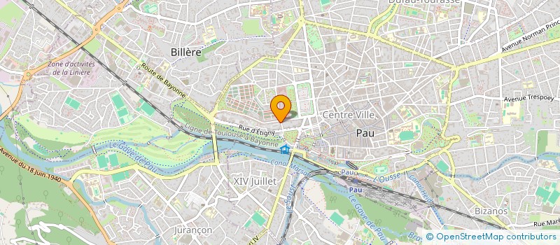 localisation de l'entreprise MONSIEUR THOMAS NICOL à PAU