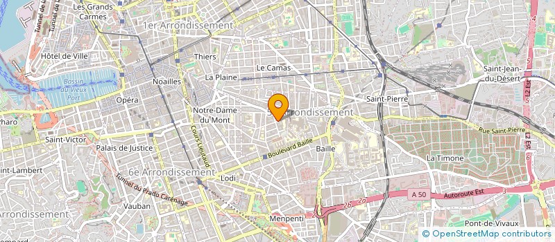 localisation de l'entreprise MONSIEUR THOMAS NICOLINI à MARSEILLE